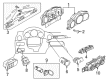 Diagram for Mazda Hazard Warning Switch - N243-66-4H0