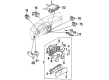 Diagram for Mazda MPV Turn Signal Switch - LB83-66-122