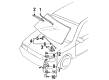 Diagram for Mazda Protege Windshield Washer Fluid Reservoir - BR72-67-481B