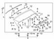 Diagram for Mazda 3 Door Screws - BEMF-50-7M5