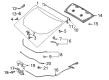 Diagram for Mazda Hood Latch - DGJ1-56-620