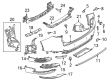 Diagram for Mazda CX-90 Bumper - KMY6-50-220A