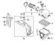 Diagram for Mazda CX-3 Air Duct - PEHH-13-221