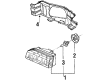 Diagram for Mazda 323 Headlight Cover - BM895103XA