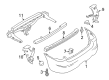 Diagram for Mazda Tribute Bumper - EF91-50-251A