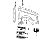 Diagram for Mazda B4000 Emblem - ZZM5-51-714