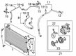 Diagram for Mazda 6 A/C Hose - GRF5-61-462