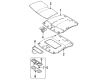 Diagram for Mazda 929 Car Bulbs - 0000-11-0168