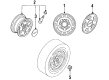 Diagram for Mazda MPV Wheel Cover - LA95-37-190A
