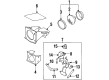 Diagram for Mazda RX-7 Headlight Cover - 8871-51-630C