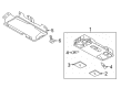 Diagram for Mazda CX-7 Dome Light - GJ6A-69-970A-75