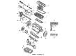 Diagram for Mazda GLC Cylinder Head Gasket - E301-10-235B