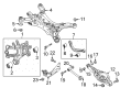 Diagram for Mazda CX-5 Rear Crossmember - KB7W-28-80XB