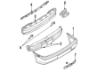 Diagram for Mazda 323 Bumper - BR93-50-221