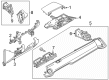 Diagram for Mazda Grille - KBB3-55-220A-02