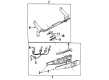 Diagram for Mazda 626 Tail Light Lens - G225-51-274B