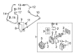 Diagram for Mazda Power Steering Pump - GS3L-32-650A
