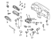 Diagram for Mazda Interior Light Bulb - LC62-55-431