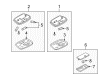 Diagram for Mazda Tribute Dome Light - ZZD1-51-310A