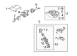 Diagram for Mazda RX-8 Ignition Lock Assembly - FEY9-76-29XA