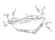 Diagram for Mazda CX-3 Headlight - DB4J-51-030J