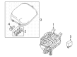 Diagram for Mazda Radiator Fan Relay - PY8W-15-651