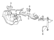 Diagram for Mazda B2300 Engine Mount - 1F70-39-340