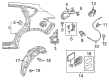 Diagram for Mazda CX-5 Fuel Door - KB7W-42-410