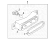 Diagram for Mazda RX-8 Light Socket - GJ6A-51-3G7