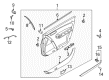 Diagram for Mazda CX-9 Door Seal - TD11-59-821A