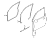 Diagram for Mazda MPV Door Seal - LC62-68-911A