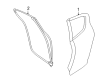 Diagram for Mazda RX-8 Door Seal - F151-73-760N