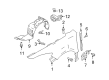 Diagram for Mazda Wheelhouse - GS3M-56-140G