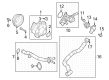 Diagram for Mazda Coolant Reservoir Hose - PX8E-15-171