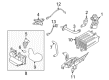 Diagram for Mazda MX-5 Miata PCV Hose - LF15-13-895