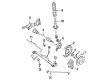 Diagram for Mazda RX-7 Brake Dust Shields - FB01-26-261B