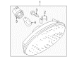 Diagram for Mazda Protege5 Light Socket - B01W-51-124