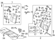 Diagram for Mazda Cup Holder - BBM4-88-2B7-02