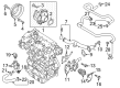 Diagram for Mazda Coolant Reservoir Hose - PE01-15-171