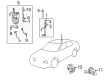 Diagram for Mazda Antenna Mast - 0000-81-904C