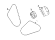 Diagram for Mazda RX-8 A/C Idler Pulley - N3H1-15-940B