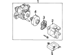 Diagram for Mazda 626 Distributor Rotor - B6BF-18-V05-9U