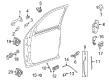 Diagram for Mazda Front Door Striker - ZZCA-58-570