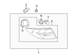 Diagram for Mazda 6 Light Socket - GS3R-51-155