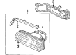 Diagram for Mazda 626 Headlight Cover - GJ21-51-0L0C