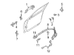 Diagram for Mazda Front Door Striker - F151-58-361A