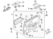 Diagram for Mazda Protege Door Seal - B25D-59-821A