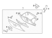 Diagram for Mazda Glove Box - FE01-64-030C-02