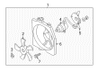Diagram for Mazda Protege Radiator fan - FS2V-15-035F