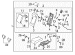 Diagram for Mazda CX-90 Cup Holder - KA0H-88-2B7-02